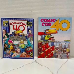 2009 SAN DIEGO COMIC CON INTERNATIONAL Events Guide & Souvenir book LOT OF 2